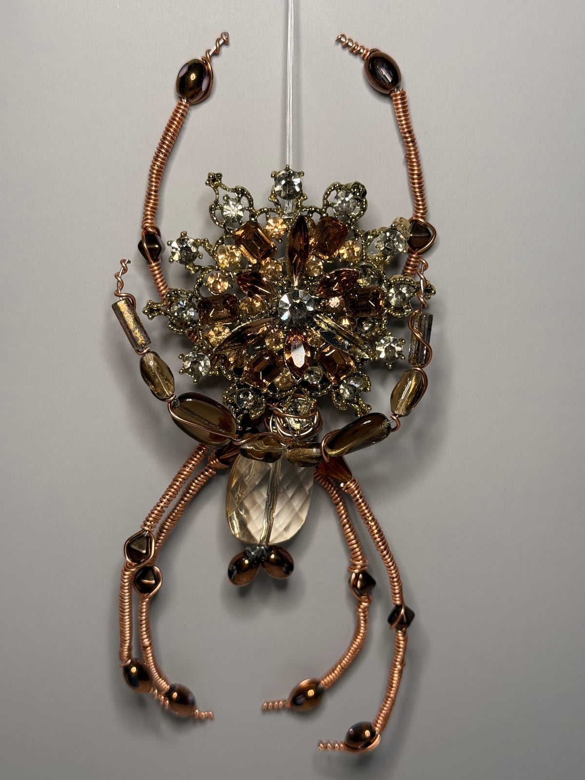 Maple Spinner hanging spider